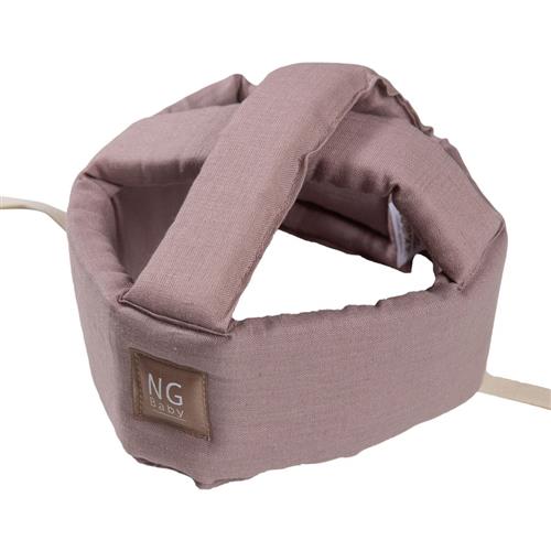 NG Baby Baby Hovedbeskytter Hør Dusty Pink One Size      Unisex