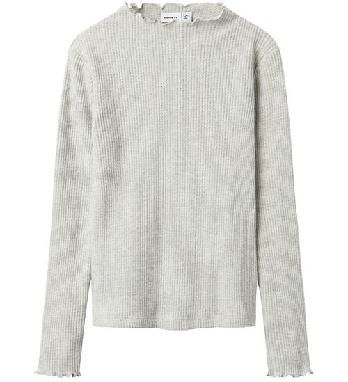 Name It Bluse - NkfTulpu - GrÃ¥ Meleret