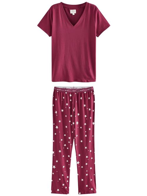 Next Pyjamas  beige / bordeaux