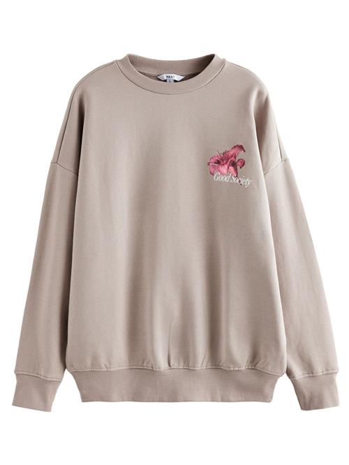 Next Sweatshirt  beige / pink / hvid