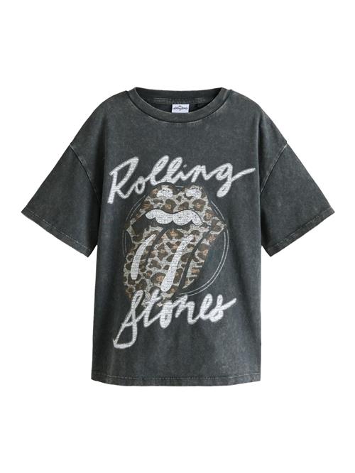 Next Bluser & t-shirts 'Rolling Stones'  brun / grå / hvid