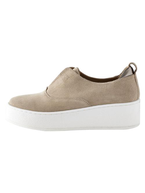 Next Slip On  taupe / hvid