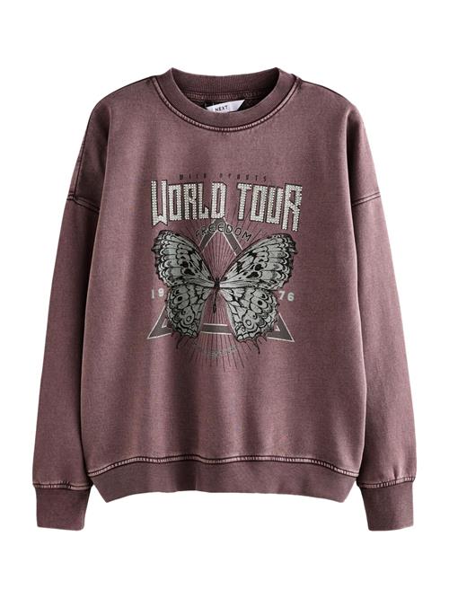 Next Sweatshirt  brun / sort / hvid