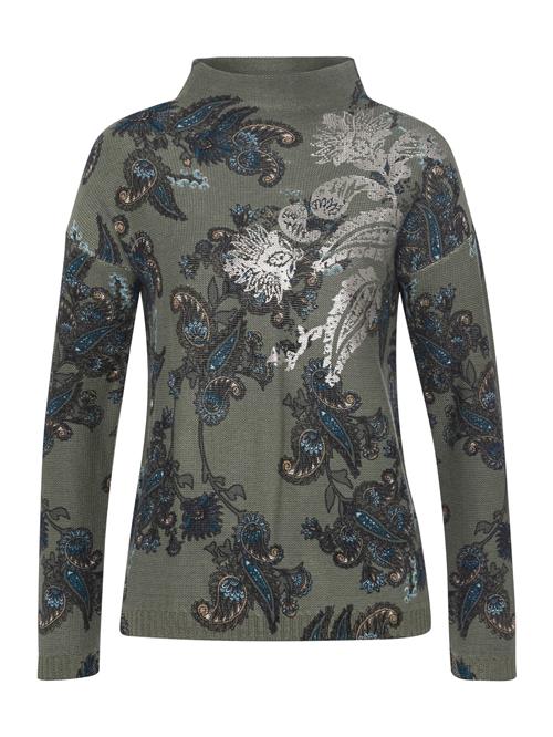 heine Pullover  lyseblå / khaki / sort / sølv