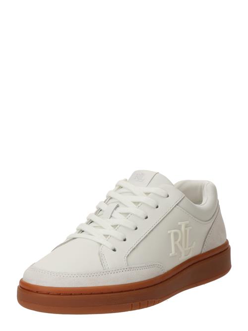 Lauren Ralph Lauren Sneaker low 'HAILEY'  lysegrå / hvid / æggeskal