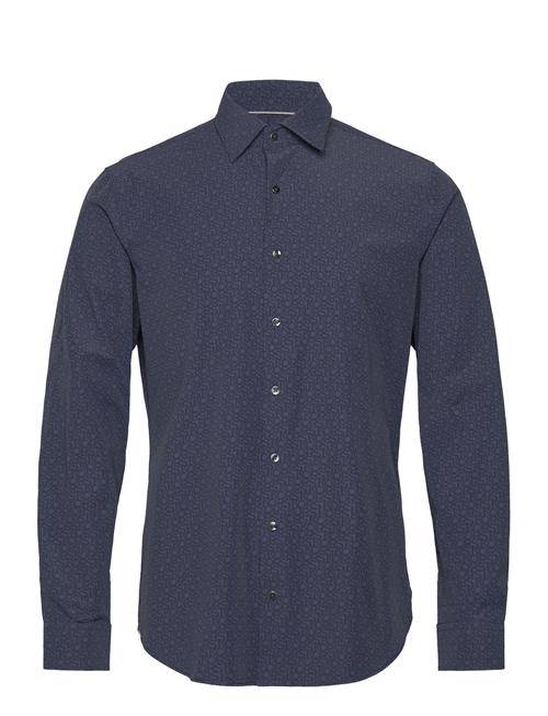 Michael Kors Performance Kors Print Slim Shirt Michael Kors Blue