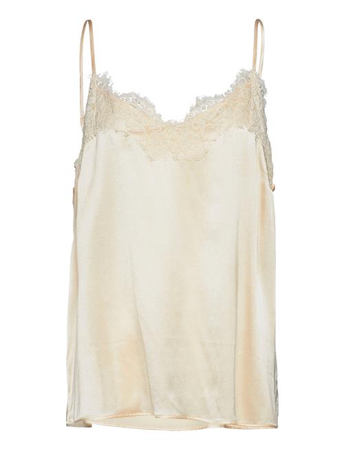 Rwjade Silk Regular Strap Lace Top Rosemunde Cream