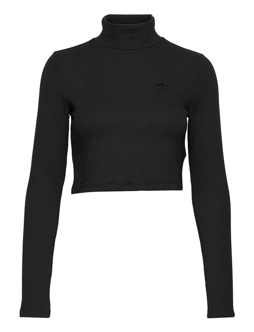 Cropped Rib Longsleeve Adidas Originals Black