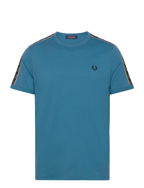 Taped Ringer T-Shirt Fred Perry Blue
