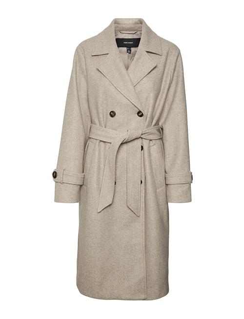 Vmfortunevega Aw23 Longtrenchcoat Gaboos Vero Moda Grey