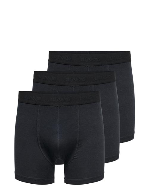 ONLY & SONS Onsfitz Bamboo Boxer Logo 3-Pack Noos ONLY & SONS Black