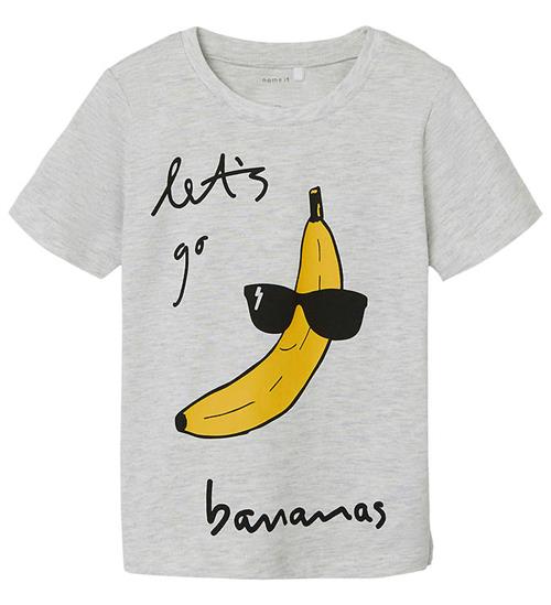 Name It T-shirt - NmmDavid - Grå meleret