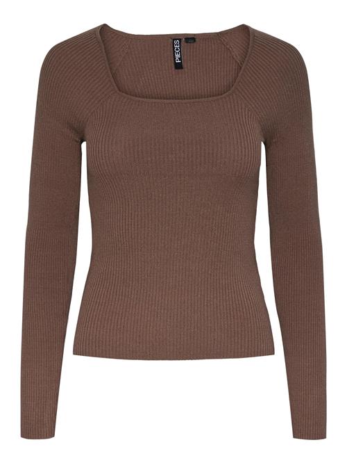 PIECES Pullover 'KALU'  brun