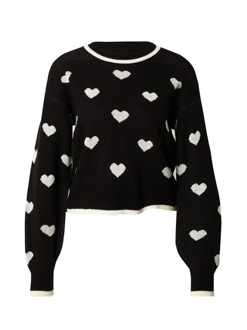 JDY Pullover 'JDYRomance'  sort / hvid