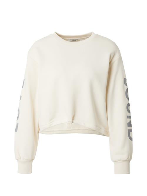 LTB Sweatshirt 'Walovi'  beige / sølvgrå