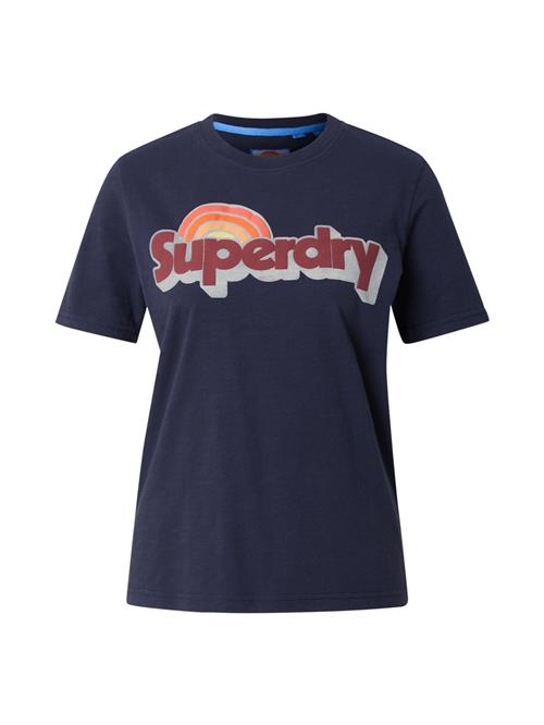 Superdry Shirts  navy / lysegrå / orange / kirsebærsrød