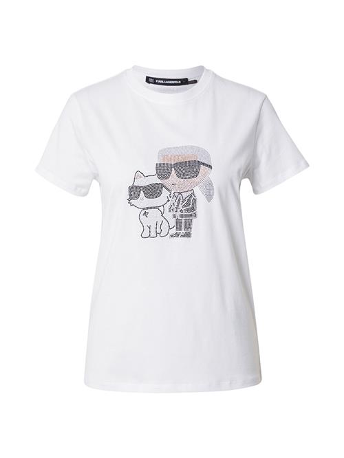 Karl Lagerfeld Shirts 'Ikon'  beige / sort / hvid