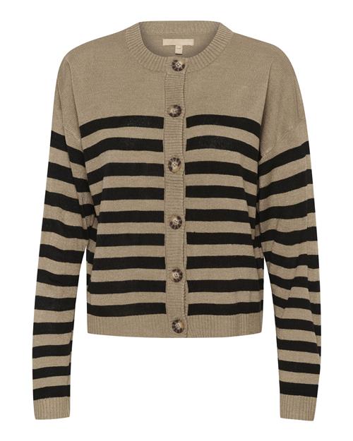 Se CULTURE Cardigan 'Bay'  beige / sort ved About You