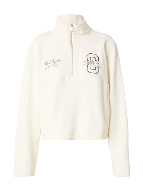 CONVERSE Sweatshirt 'RETRO CHUCK'  grå / hvid