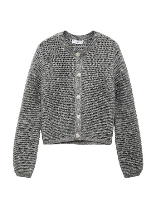 MANGO Cardigan 'Wolf'  sølvgrå