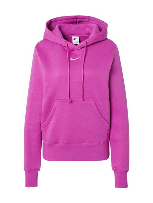 Nike Sportswear Sweatshirt 'PHNX FLC'  fuchsia / hvid