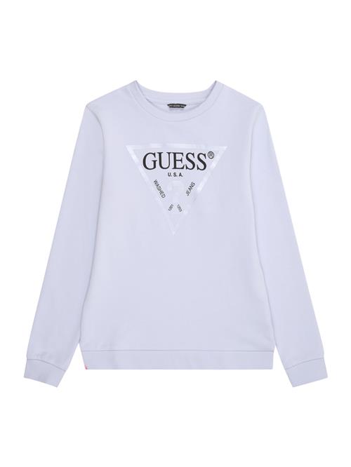 GUESS Sweatshirt  lyseblå / sort