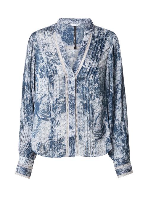 GUESS Bluse 'JOSETTE'  indigo / offwhite