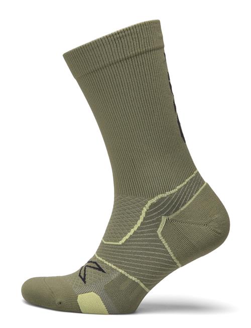 2XU Vectr Cushion Crew Socks 2XU Khaki