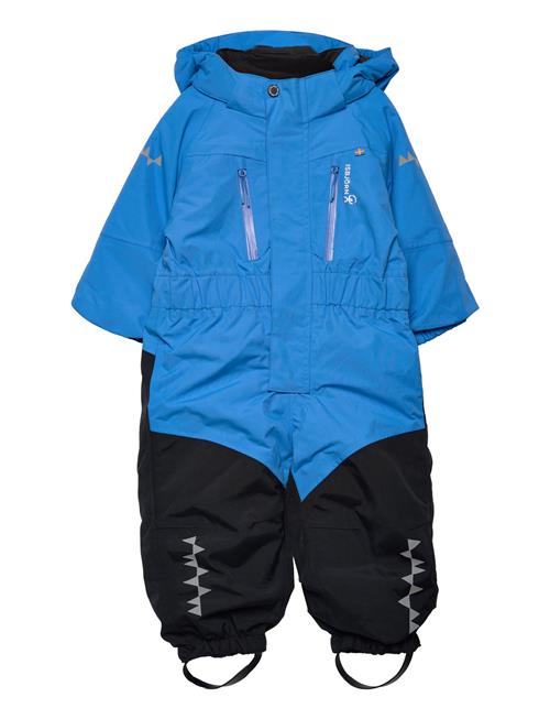 ISBJÖRN of Sweden Penguin Snowsuit Kids Teal ISBJÖRN Of Sweden Patterned