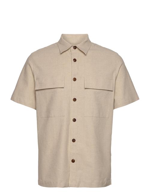 Mos Mosh Gallery Mmgmatt Plage Ss Shirt Mos Mosh Gallery Beige