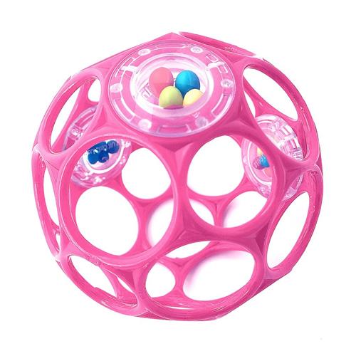 Bright Starts Oball™ Rattle™ Bold Pink | Lyserød | 0-1