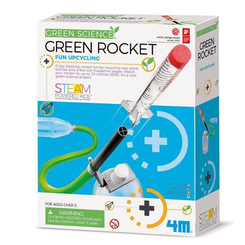 4M Green Rocket DIY Sæt |  | 6-10