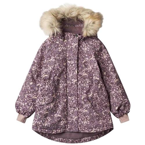 Wheat Mathilde Tech Blomstret Jakke Purple Tulips | Lilla | 128 cm