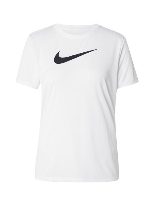 NIKE Funktionsbluse  sort / hvid