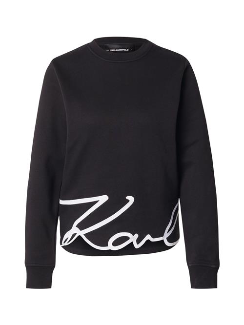 Karl Lagerfeld Sweatshirt  sort / hvid