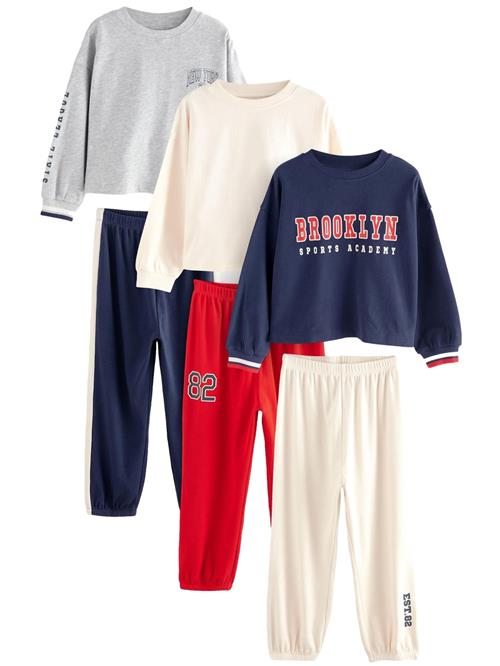 Se Next Nattøj  navy / grå / rosé / rød ved About You