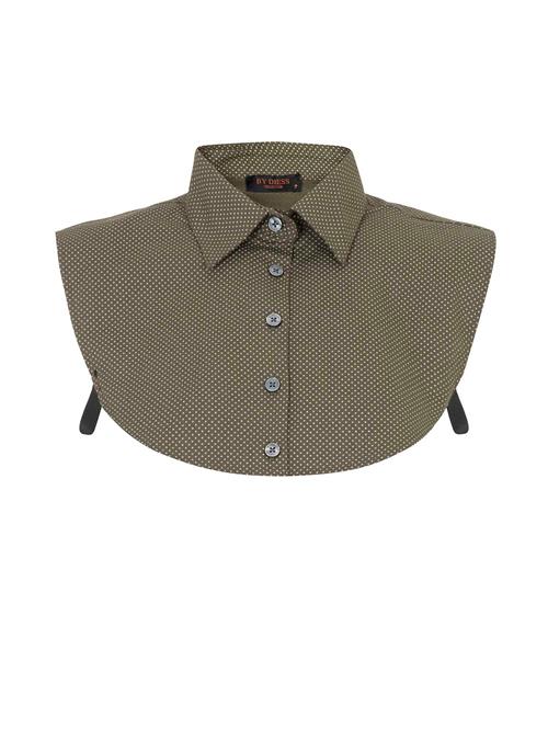 By Diess Collection Bluse  khaki / hvid