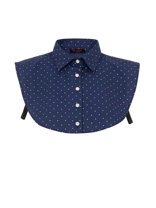 By Diess Collection Bluse  navy / hvid