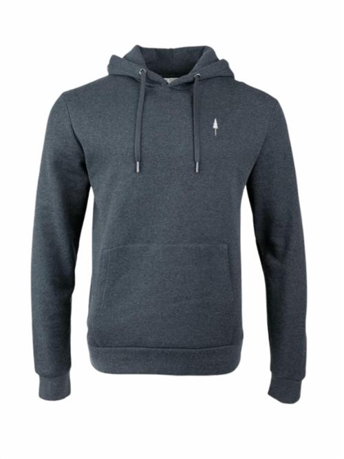 NIKIN Sweatshirt 'Tree'  mørkegrå / hvid