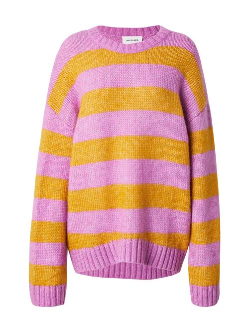 Monki Pullover  gul-meleret / orkidee