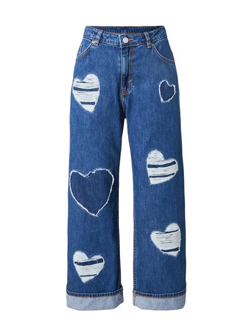 Monki Jeans  blå / hvid