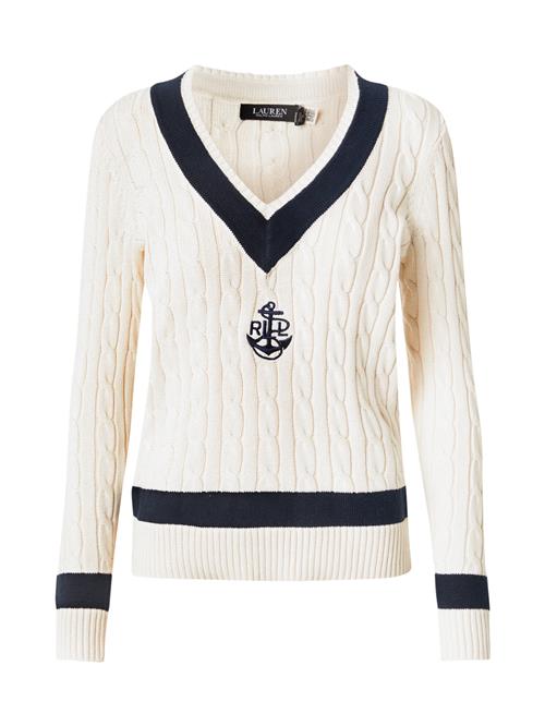 Se Lauren Ralph Lauren Pullover 'Meren'  creme / marin ved About You