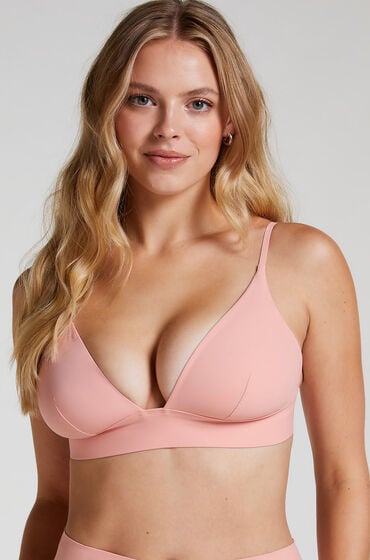 Hunkemöller Smooth Triangle Bralette Lyserød
