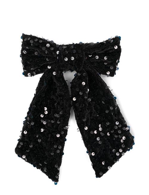 Anne Sequins Bow SUI AVA Black