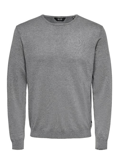 ONLY & SONS Onswyler Life Reg 14 Ls Crew Knit Noos ONLY & SONS Grey