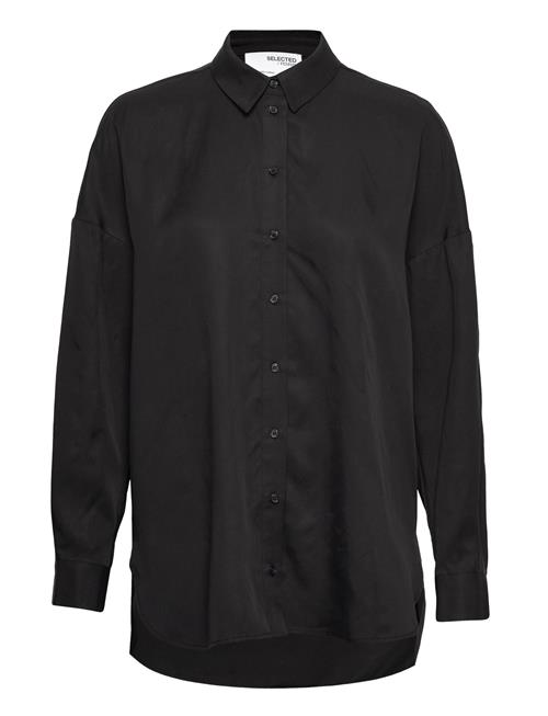 Selected Femme Slfsanni Ls Shirt Noos Selected Femme Black