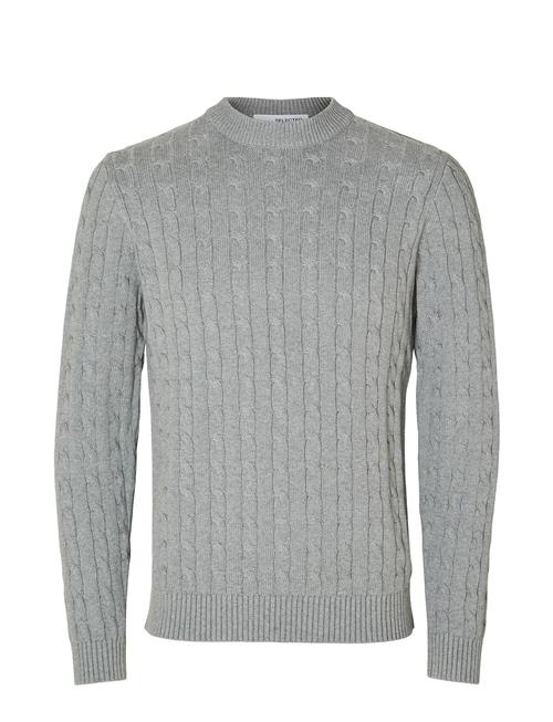 Selected Homme Slhryan Structure Crew Neck Selected Homme Grey