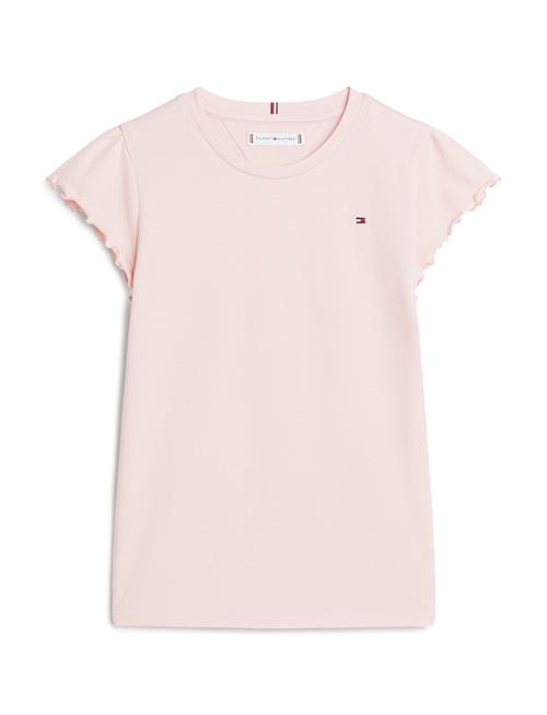 Tommy Hilfiger Essential Ruffle Sleeve Top Ss Tommy Hilfiger Pink