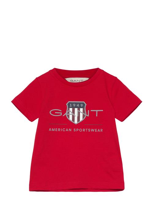 Archive Shield Ss T-Shirt GANT Red