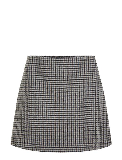 Tommy Hilfiger Wool Check Mini Skirt Tommy Hilfiger Grey